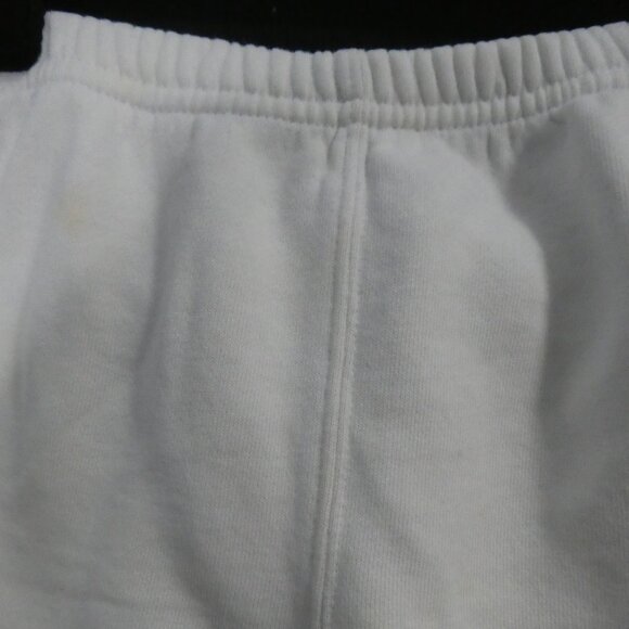 ROOTS 73 | 8.5 inch measured waist | White Sweatpants | Pink Roots Back *stains - Picture 4 of 15